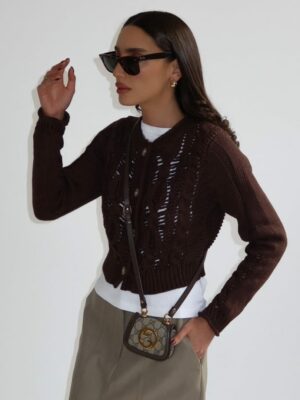 קרדיגן_סוודר_סריג_לנשים_מעוטר_חום_2