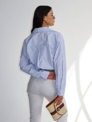 חולצה_מכופתרת_לארה_פסים_כחול_2