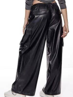 מכנס_דמוי_עור_דגמח_זיו_שחור_2