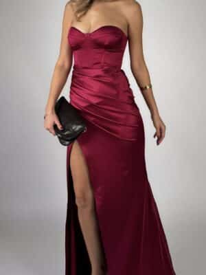 שמלת_מקסי_סאטן_ווגאס_בורדו_2