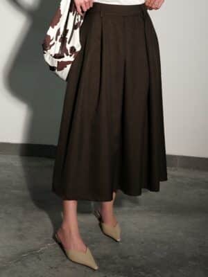 חצאית_מקסי_גרייס_חום_כהה_2