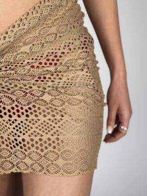 פראו תחרה חום 2