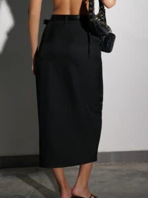 חצאית מידי סיימי שחורה 2