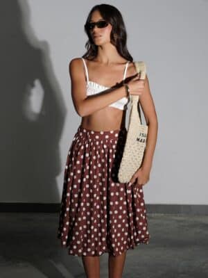 חצאית מקסי מארלין נקודת חום 2