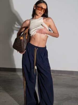 מכנס ארוך בירגן כחול זהב 2