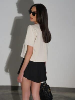 חולצת בייסיק כריות מידל בז׳ 2