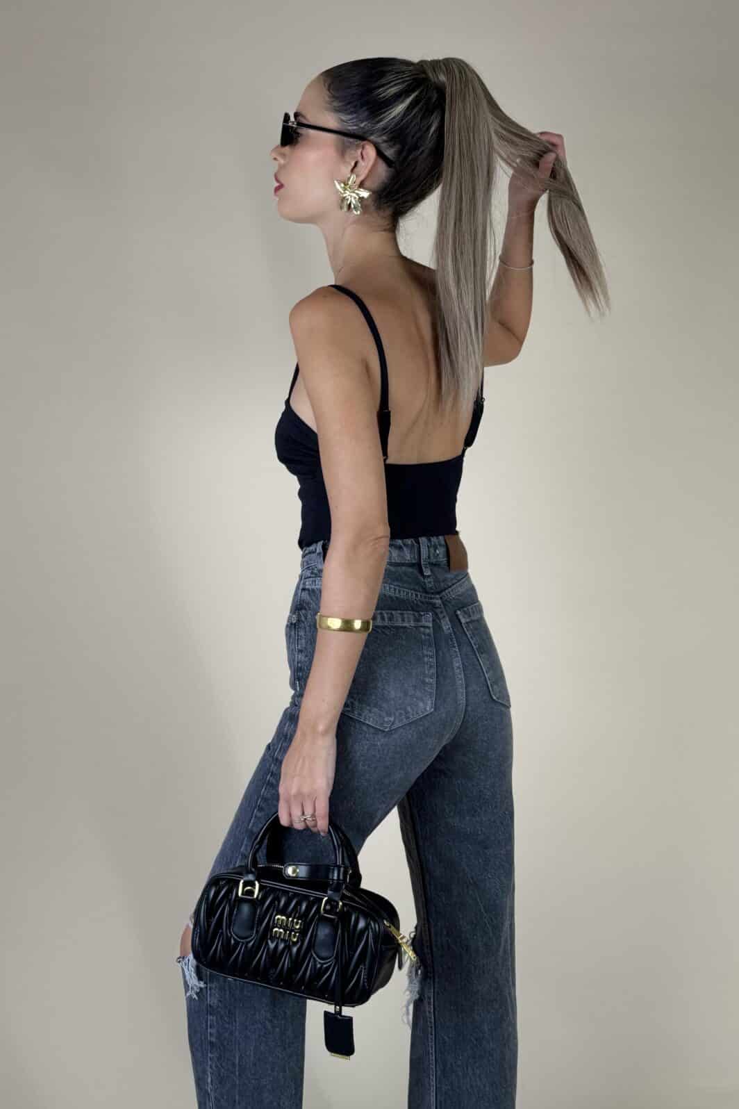 בגד גוף רולי שחור 4